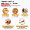 Trendy Waffle & Pancake Mix | Bubble Belgian Cone | Natural Ingredients | Easy Preparation | Reach Vanilla Flavor (2) view 2