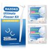 RAZOKO Dental Flosser Kit, Extra Strong Shred-Resistant Floss, for Hard to Reach Areas, PTFE & PFAS Free (1 White Handle + 120 Refills) view 1
