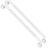 2 Pack White Grab Bars 32 Inch, 1.25" Diameter Anti Slip Bathroom Grab Bar w/Knurled Grip, Handicap Grab Bar for Wall, Shower Handle Safety Handrail for Senior view 1
