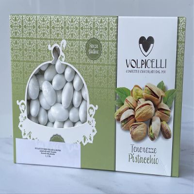 VOL835 Flavored Italian almonds Confetti Volpicelli Pistacchio
