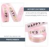 BESTOYARD Flower Decor Flower Decor Flower Decor Happy Mothers Day Ribbon Polyester Printed Ribbon DIY Packaging Ribbon Wrapping Ribbon Satin Ribbon Satin Ribbon Satin Ribbon view 2