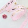 BESTOYARD Flower Decor Flower Decor Flower Decor Happy Mothers Day Ribbon Polyester Printed Ribbon DIY Packaging Ribbon Wrapping Ribbon Satin Ribbon Satin Ribbon Satin Ribbon view 4