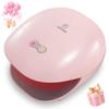 COMFIER Wireless Hand Massager with Heat -3 Levels Compression & Heating,Rechargeable Hand Massager Machine for Carpal Tunnel,Ideal Gifts for Women (Petal Pink) view 1