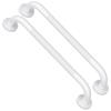 2 Pack 16 Inch Oil Rubbed White Shower Grab Bars w/Anti-Slip knurled Grip, iMomwee Stainless Steel Wall Mount Bathroom Safety Balance Handrail, Handicap Elderly Senior Assist Textured Grab Bar Handle view 1