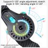 Carbon Fiber Adjustable Knee Fixation Brace Knee and Leg Fracture Meniscal Ligament Injury Lower Limbs Outer Protective Gear view 3