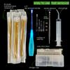 Airgoesin Tonsil Stone Remover, Stainless Steel Tonsil Stone Removal Tool, Long LED Tonsillolith Exorcism Kit, 50 Swabs and Curved Oral Irrigator Syringe to Get Rid of Bad Breath, 4 in 1 kit view 2