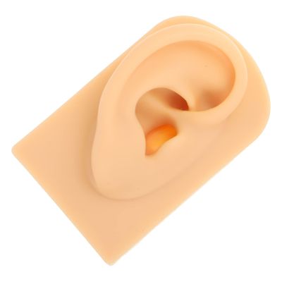 Beaupretty Ear Model for Piercing Practice Realistic Simulation Ear Props for Jewelry Display and Training for Education and Demonstration Use Practice Tool