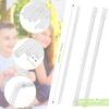 [100 Pcs] Bendy Individually Wrapped Plastic Straws - 8.25" Long Disposable Flexible Clear Drinking Straws view 2