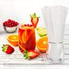 [100 Pcs] Bendy Individually Wrapped Plastic Straws - 8.25" Long Disposable Flexible Clear Drinking Straws view 3