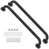 2 Pack 24 Inch Anti Slip Shower Grab Bar Oil Rubbed Black 1.25" Diameter,Munzong Bathroom Grab Bar, Knurled Bathroom Balance Bar,Safety Hand Rail Support Handicap Elderly Senior Assist Bath Handle view 1