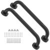16 Inch Anti Slip Shower Grab Bar Oil Rubbed Black, Munzong Bathroom Grab Bar, Knurled Bathroom Balance Bar,Safety Hand Rail Support Handicap Elderly Injury Senior Assist Bath Handle view 1