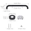 16 Inch Anti Slip Shower Grab Bar Oil Rubbed Black, Munzong Bathroom Grab Bar, Knurled Bathroom Balance Bar,Safety Hand Rail Support Handicap Elderly Injury Senior Assist Bath Handle view 2