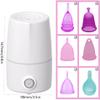 Mottery Menstrual Cup Sterilizer Period Cup Steamer Cleaner Machine High Temperature Wash Your Cup 99.9% Dirty 8 Minutes - Feminine Hygiene - Leak-Free (White Color) view 4