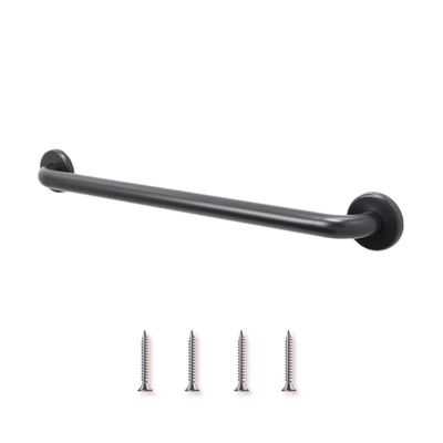 18 Shower Handle Smooth Grip | 304 Stainless Steel Grab Bars for Bathtubs and Showers | Oil Rubbed Bronze ADA Standard Hand Rails for Seniors, Children, Injured People | Supports Upto 400lbs