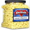 Yogurt Covered Pineapple Dices by It's Delish, 3 LBS Jumbo Container | Kosher Dairy-Free Jumbo Yogurt Covered Fruit for Vegan Snacking | Dried Diced Pineapple Coated in Yogurt-Flavored Shell Snack Treats view 1