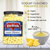 Yogurt Covered Pineapple Dices by It's Delish, 3 LBS Jumbo Container | Kosher Dairy-Free Jumbo Yogurt Covered Fruit for Vegan Snacking | Dried Diced Pineapple Coated in Yogurt-Flavored Shell Snack Treats view 3