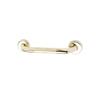 16 Shower Handle Knurled Grip | 304 Stainless Steel Grab Bars for Bathtubs and Showers | Polished Brass ADA Standard Hand Rails for Seniors, Children, Injured People | Supports Upto 400lbs view 1