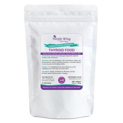Lifes Healthiest Thyroid Food GoodFood Powder Blend - 100% bio-Available nutrients from Good Food. Organic, Plant-Based, Non-GMO, Clean and raw. 60 Servings.