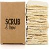 Scrub & Throw Scrub Sponges (30-Pack), Eco-Friendly, All-Purpose Household Natural Loofah Sponges, for Dishes, Cleaning, Biodegradable, Non-Scratch view 1
