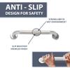 18 Grab Bars for Shower 1.5 Dia | ADA Handicap Grab Bars for Wall can Hold Up to 400 lbs | Anti-Slip Shower Grab Bars for Seniors, Made of 304 Stainless Steel view 2