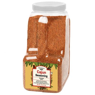 Unpretentious Cajun Seasoning, 7 lb, Culinary Blend, Southern Classic, Rich Flavor