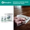 Benefect Botanical Disinfectant Wipes  750 Sanitizing Wipes. 3 Pack of 250 Wipes Per Unit - High Traffic - Gym Wipes, Schools and Food Safe Cleaning (250, 3) view 2