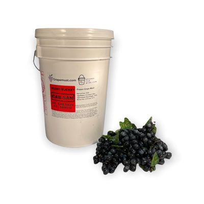 2020 CAB-SAN (Cabernet + Sangiovese Blend) Bucket Frozen Grape Must 6 Gallons - Livermore Valley California