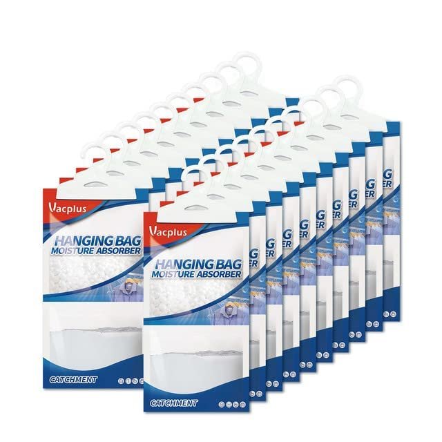 Vacplus Moisture Absorber, 20Pack Hanging, Strong Absorption, Unscented