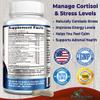 Adrenal Support, Cortisol Manager, Adrenal Health, Maintain Balanced Cortisol Levels, Stress Relief Supplement with Ashwagandha, L-Tyrosine - 60 Capsules view 2