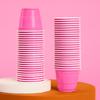 xo, Fetti Party Decorations Pink Plastic Shot Glasses - 50 Matte Disposable 2 oz Cups | Bachelorette Party, Birthday Party, Party Favors, Baby Shower Supplies view 2