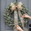 CT CRAFT LLC Organza with Champagne Gold Glitter Snowflakes Wired Ribbon 2.5 inch x 50 Yards for Christmas Home Decor Tree Topper Bow Gift Wrapping DIY Crafts Wreath Garland Wedding view 2