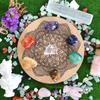 7 Chakra Tumbled Polished Natural Healing Crystals Stones Bulk Stones Crystal for Energy Reiki Tumbling Cabbing Balancing Decoration Gemstones Crystal Healing Meditation Therapy Gift 100g view 4