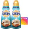 International-Delight Liquid Coffee Creamer.- Two (2) 32 fl oz Bottles of Creamy Smooth Delightful Coffee Creamer and One Authentic CureCor Collective Sticker! (Cinnabon Classic Cinnamon Roll) view 1