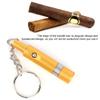 Cigar Hole Puncher, Metal Cigar Punch Cigar Hole Opener Cutter Cigar Punch Cutter Hole Punching Knife with Key Ring for Travel Home Outdoors view 3