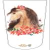 Amputee Sock BTKA,"Horse Headshot V4", 3PLY Residual Wound, Over Shrinker Sock view 1