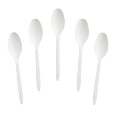 GreenWorks 200 Count 4.5" Mini Compostable Spoons,Small Tasting Spoon for Icecream,Dessert,Coffee,Sampling