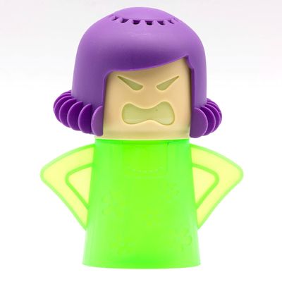 Angry Mom Microwave Oven Cleaner Tool, Angry Mama Microwave Steam Cleaner, Cleaning with Vinegar and Water, Cleaner for Microwave Oven Kitchen Office Chemical Free, Steams From Head