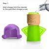 Angry Mom Microwave Oven Cleaner Tool, Angry Mama Microwave Steam Cleaner, Cleaning with Vinegar and Water, Cleaner for Microwave Oven Kitchen Office Chemical Free, Steams From Head view 4