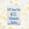5/16 Inch Orthodontic Elastic Rubber Bands - 100 Pack - Natural Latex, Heavy 4.5 Ounce Small Rubberbands, Braces, Dreadlocks Hair Braids, Tooth Gap, Packaging, Crafts - Sonic Dental - Made in USA view 1