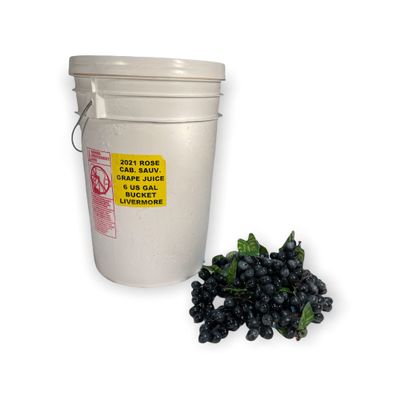 2021 Rose of Cabernet Sauvignon (JUICE) Frozen Grape Juice 6 Gallons - Livermore Valley California