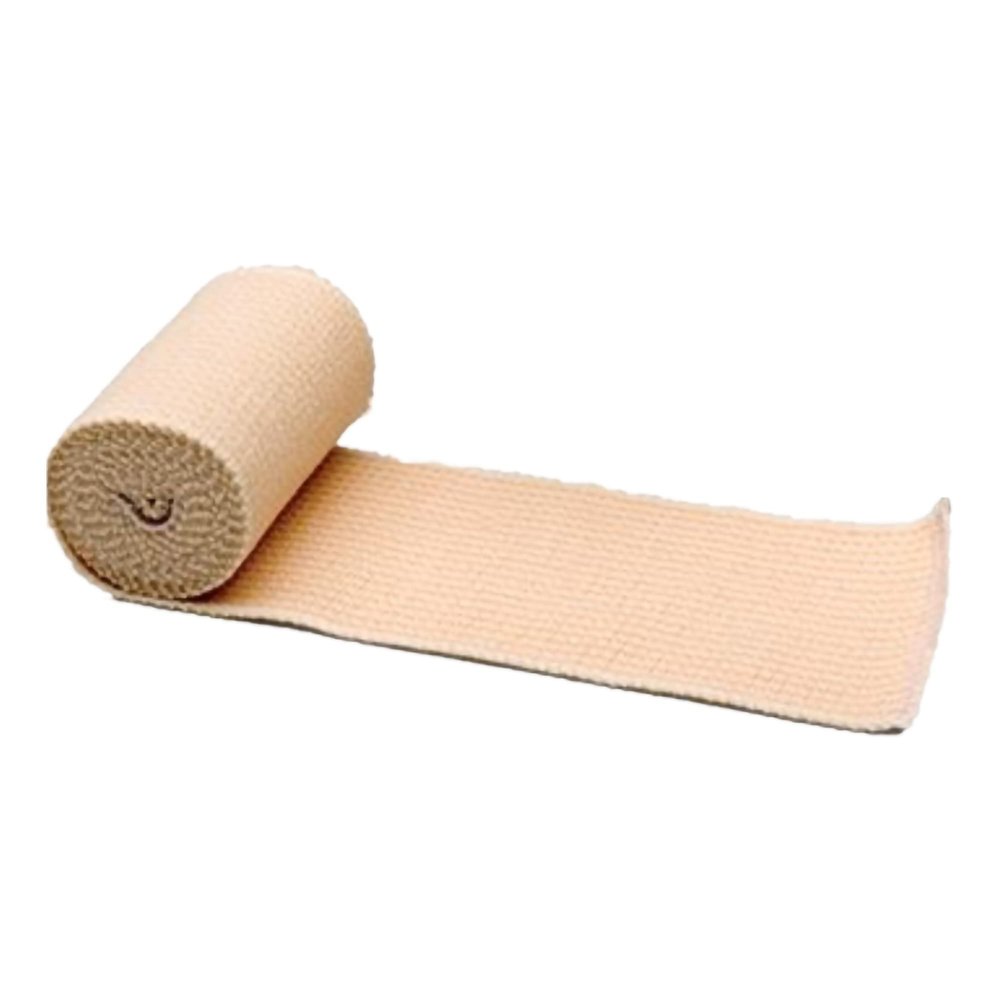 McKesson Elastic Bandage Wrap with Hook and Loop Closure, Tan Compression Bandage - 3 in x 4 1/2 yd, 10 Count, 1 Pack