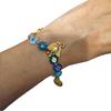 Genrico pulsera de Piedra murrina con dije de Elefante,Estrella y arbol view 2