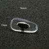 BEHLINE Soft Silicone Eyeglasses Nose Pads,Anti-Slip Sunglasses Nose Pieces,Plug-in Glasses Nose Rest Repair Kit(Clear,16mm) view 4