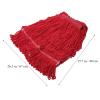 Mop Replacement Head Cotton Floor Cleaning Mop Head Mop Head Refill - End Reusable Mopping Head Leg Sleeve Heavy Duty Mop Refill Cotton Yarn Red Thread Replacement Cloth view 2