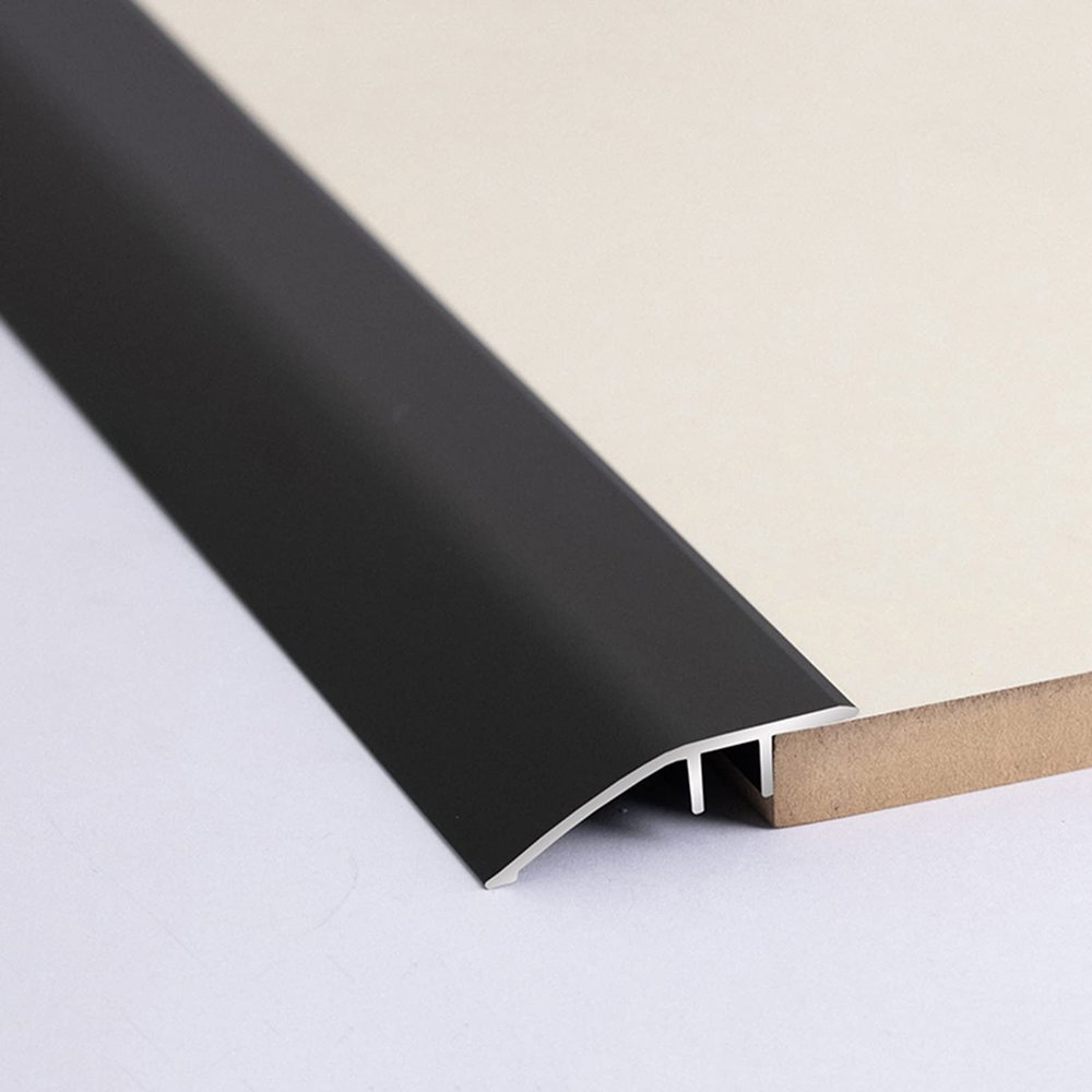Wood to Tile Transition Strip for Uneven Floors, Aluminum Floor Transition Strip Wide/Doorway Reducer with Smooth Surface, Front Porch (Size : Length 120cm)