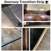 Wood to Tile Transition Strip for Uneven Floors, Aluminum Floor Transition Strip Wide/Doorway Reducer with Smooth Surface, Front Porch (Size : Length 120cm) view 3