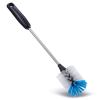 MOSOLAN 3-in-1 Stainless Steel Bottle Brush and Straw Cleaning Set, Long Handle Scrub Brush with Replaceable Head for Water Bottles, Glasswares, Mugs, Flasks, Tumblers, Vases, Flat Head view 3