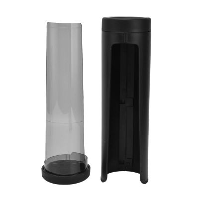 Coffee Filter Holder with Visual Window - Dustproof Flip Lid Dispenser for K-Cup Pods, Storage Organizer for Home & Office, Fits 50-70 Paper Filters