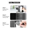 Coffee Filter Holder with Visual Window - Dustproof Flip Lid Dispenser for K-Cup Pods, Storage Organizer for Home & Office, Fits 50-70 Paper Filters view 4