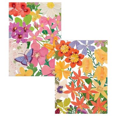 Caspari Halsted Floral Assorted Boxed Note Cards, 32 Note Cards & Envelopes